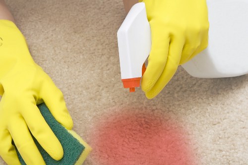 Professional carpet cleaning in a Coulsdon home