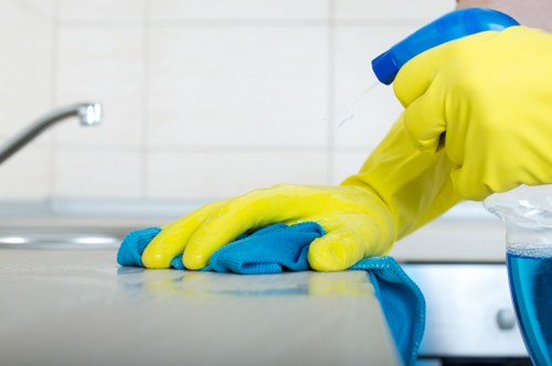 Hot water extraction cleaning a carpet in Coulsdon